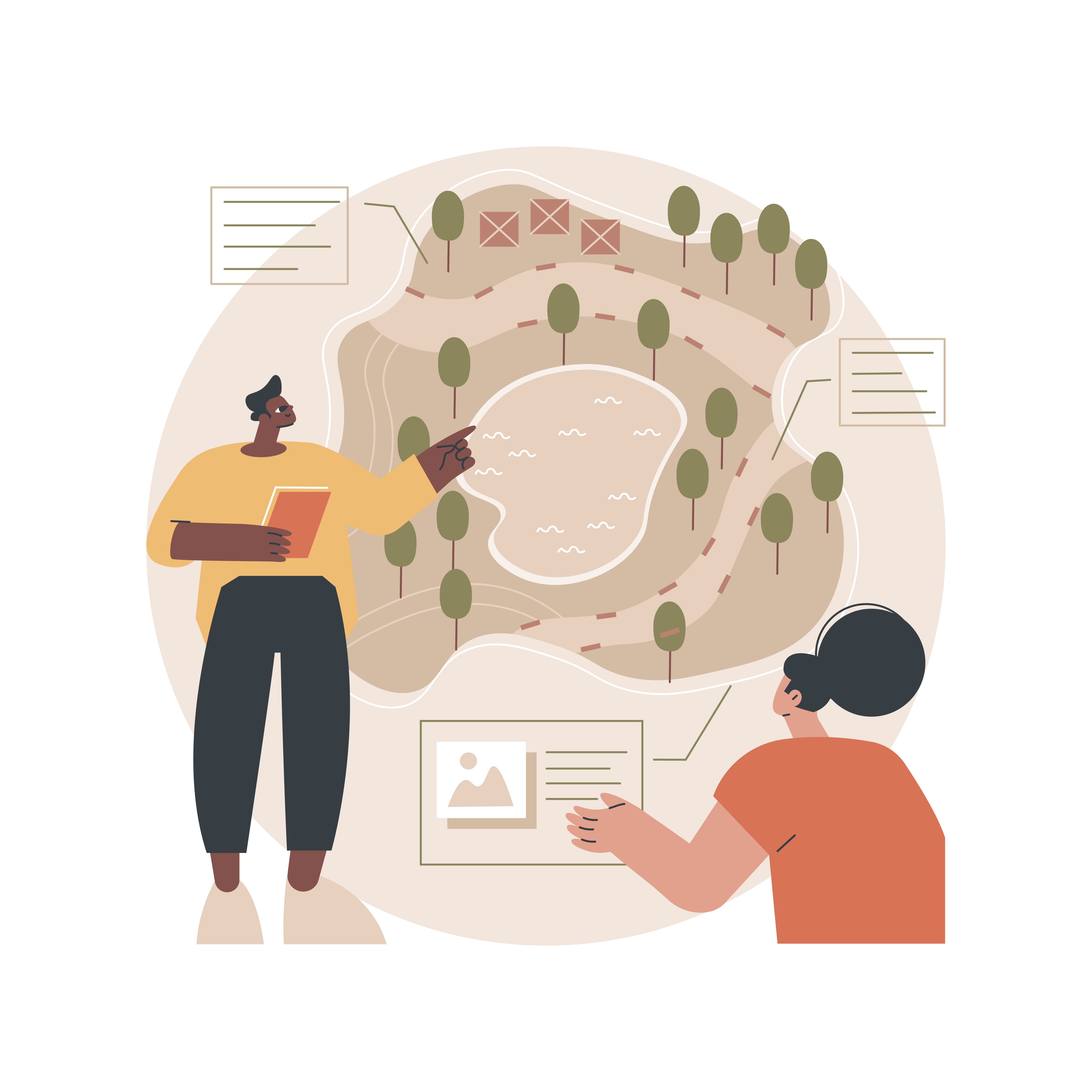 Geospatial ecosystem mapping