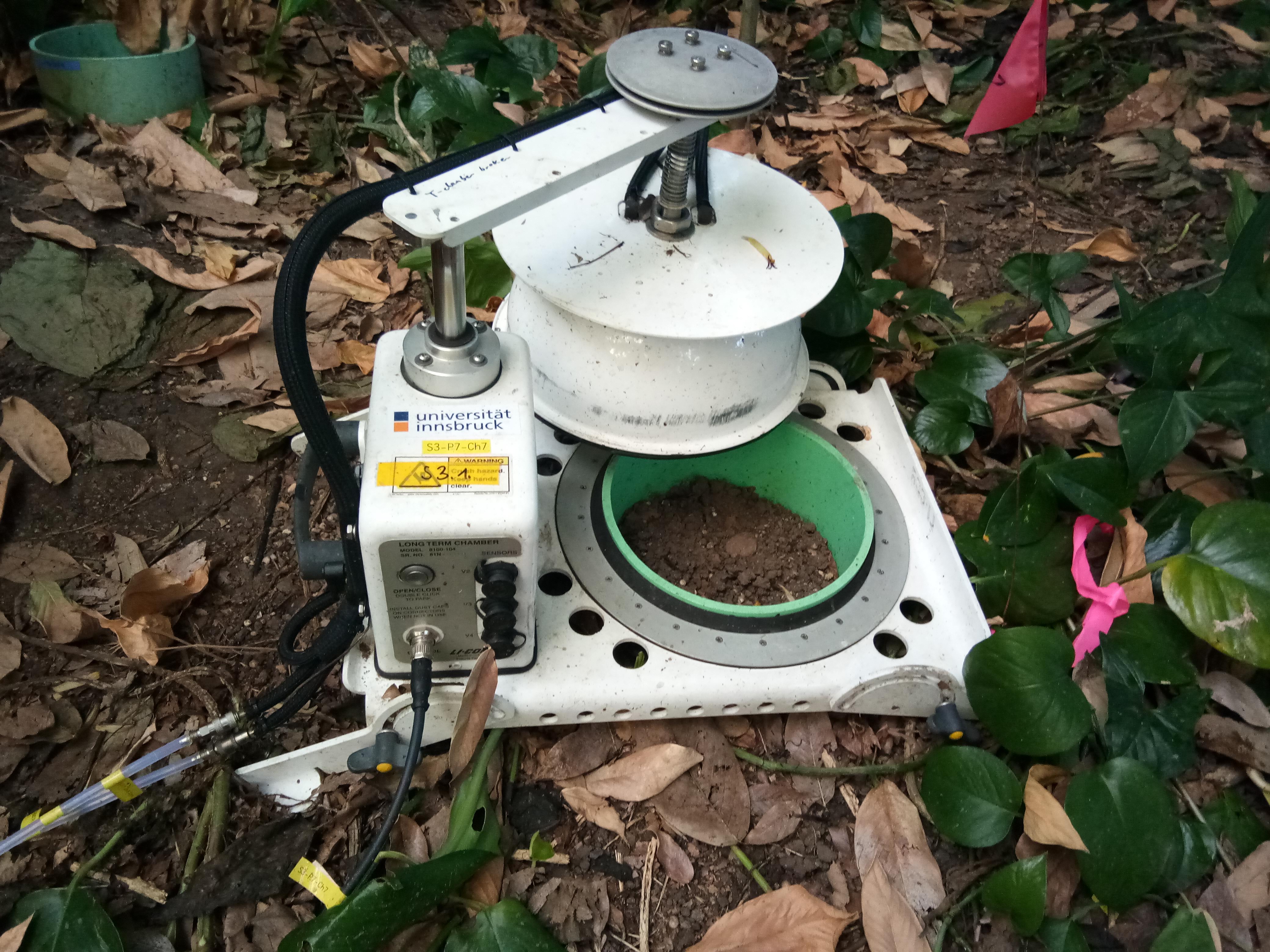 Automated soil CO2 chamber