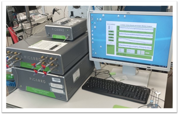 Methane isotope laser spectrometer