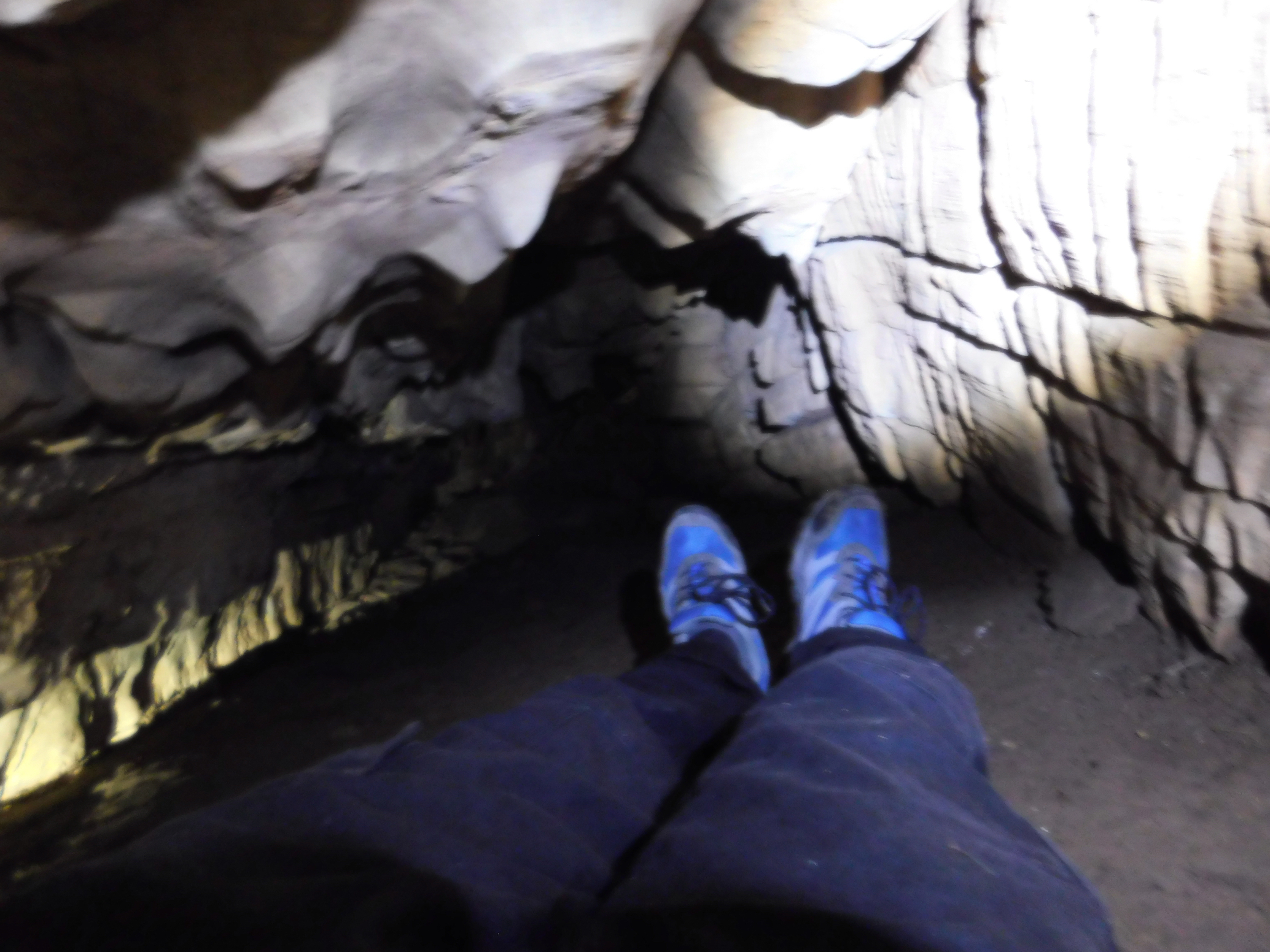 Searching stalagmites in Kanpur caves